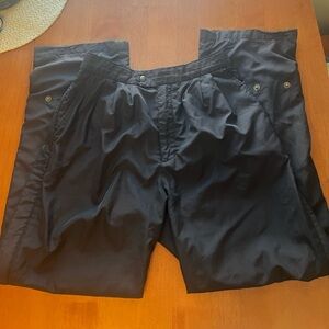 DRYJOYS FootJoy Black Rain Golf Pants XS Water Resistant